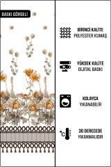 Diper Fon Perde Nostaljik Desen, Dijital Poster Baskılı Pano Fon Perdde